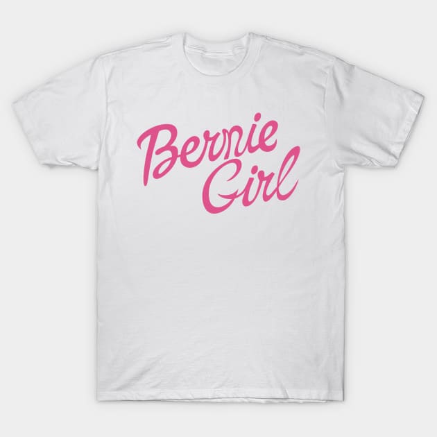 Bernie Girl pink T-Shirt by Femerithian